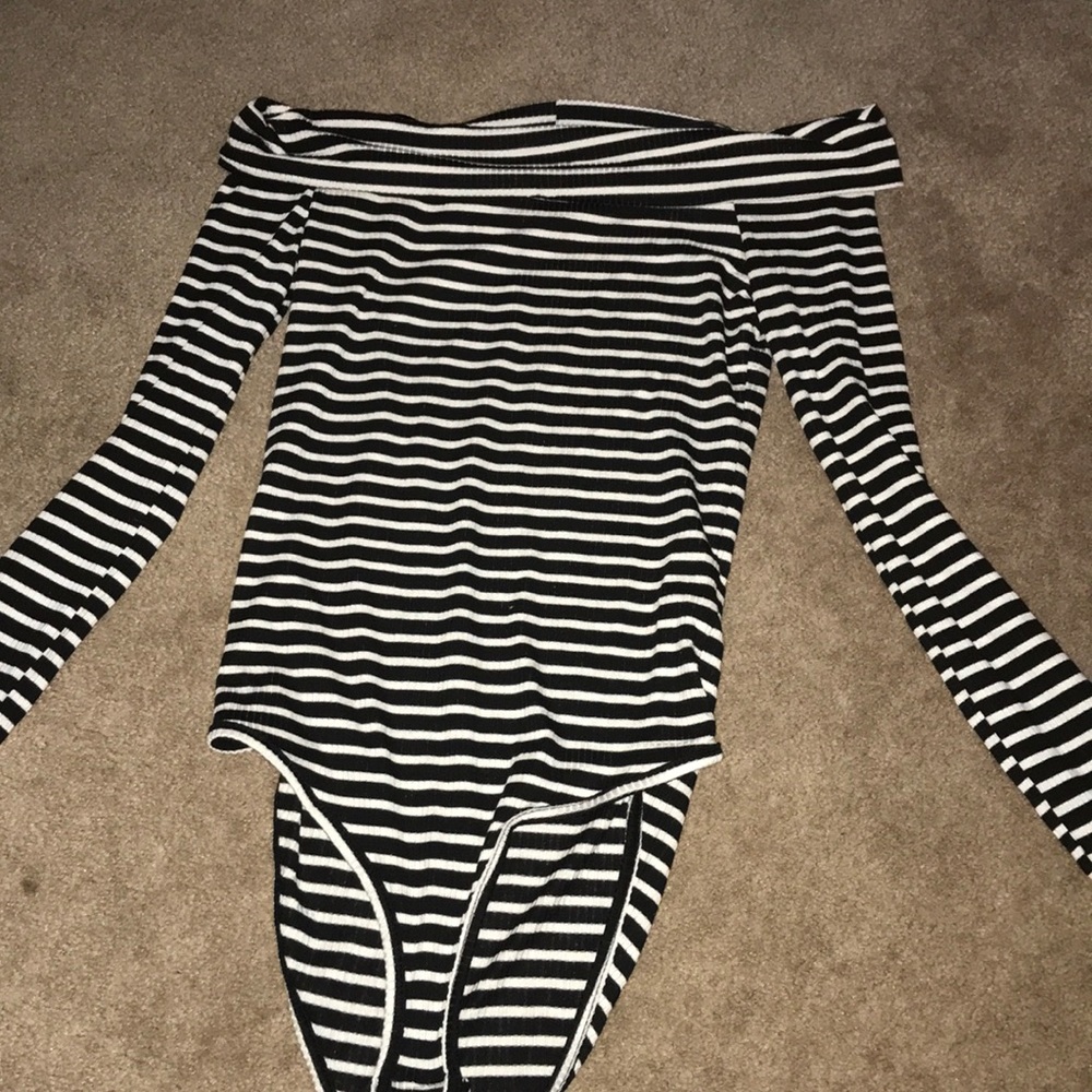 Off the shoulder bodysuit